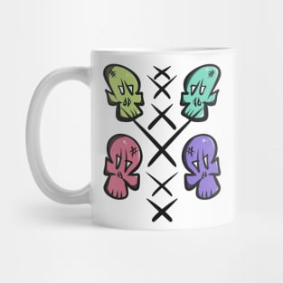 Four skulls Mug